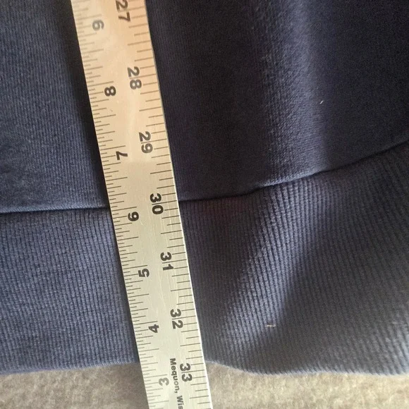 Sergio Tacchini Mens XXL Navy Blue Full Zip Sweatshirt French Terry Sportswear - Picture 15 of 16